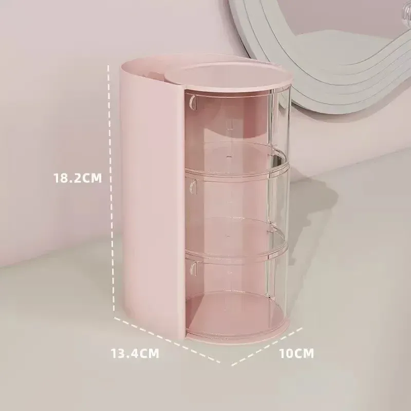 Organisateur d'accessoires pour cheveux en acrylique transparent, boîte de rangement avec compartiments pour bandeaux, élastiques et pinces, porte-pinceaux de maquillage et organisateur de bijoux de bureau 7