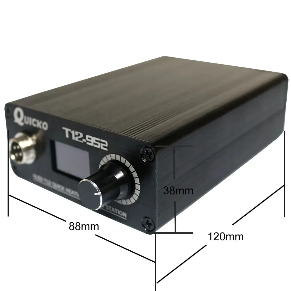 Station de soudage T12 à chauffage rapide, fer à souder électronique numérique T12-952 QUICKO, écran OLED STC T12 4