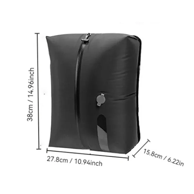 Sac de compression sous vide professionnel pour bagages, réutilisable, gain d'espace jusqu'à 60 % 8