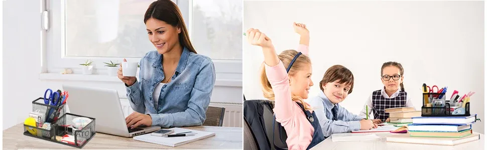 Organisateur de bureau dans un environnement de travail