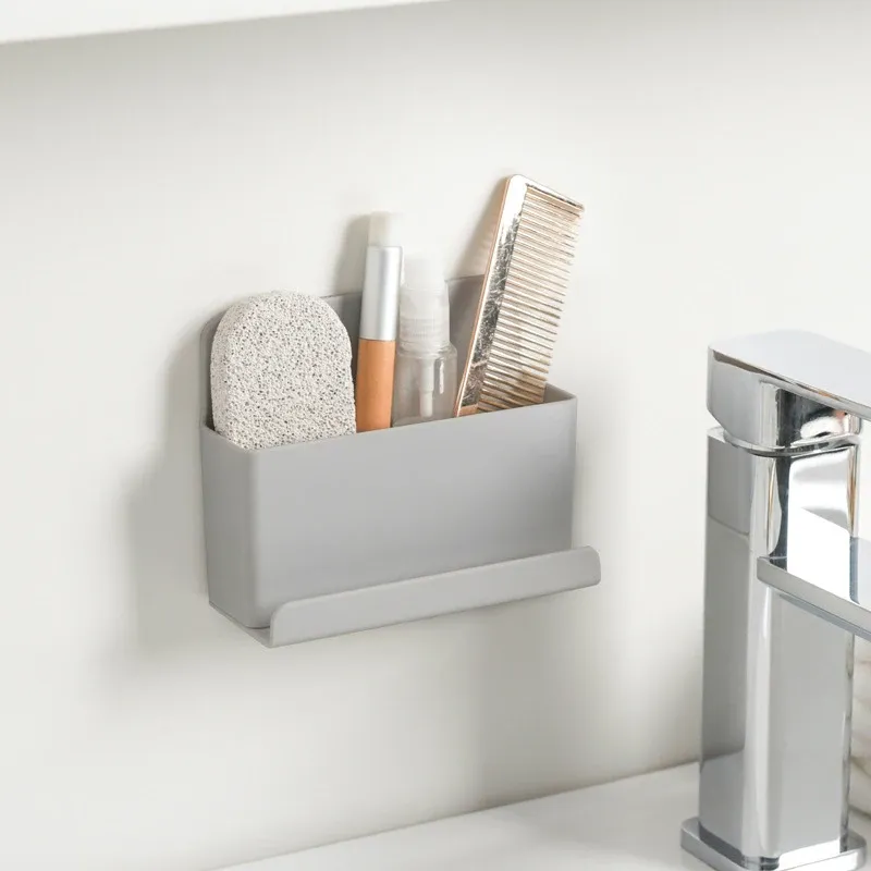 Étagère murale sans perçage pour chambre, rangement multifonction pour clés, télécommande et petits objets 5