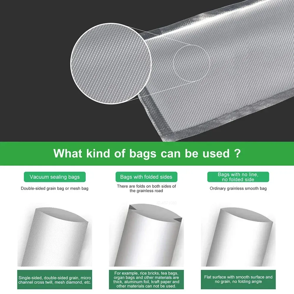 Rouleaux de sacs sous vide pour la conservation des aliments 5