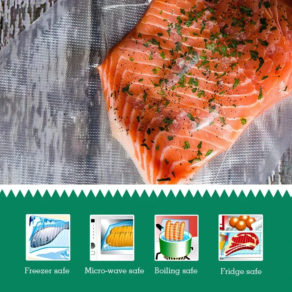 Rouleaux de sacs sous vide pour la conservation des aliments 6