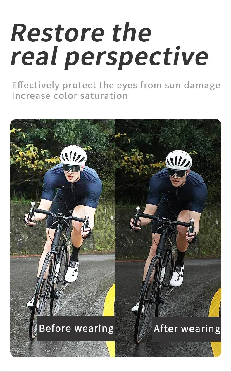 Lunettes de vélo ROCKBROS, vue de profil