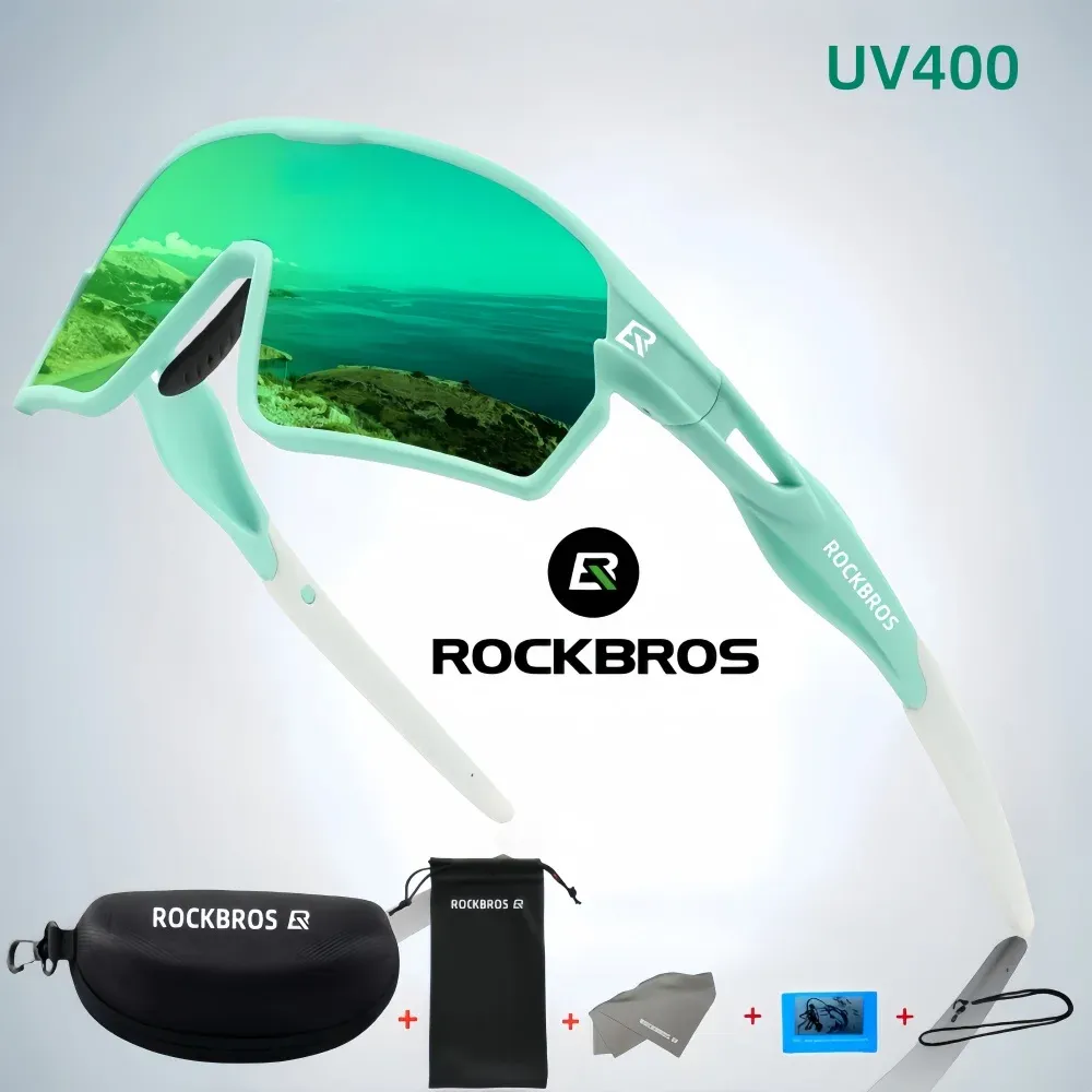 Lunettes de vélo ROCKBROS, en situation