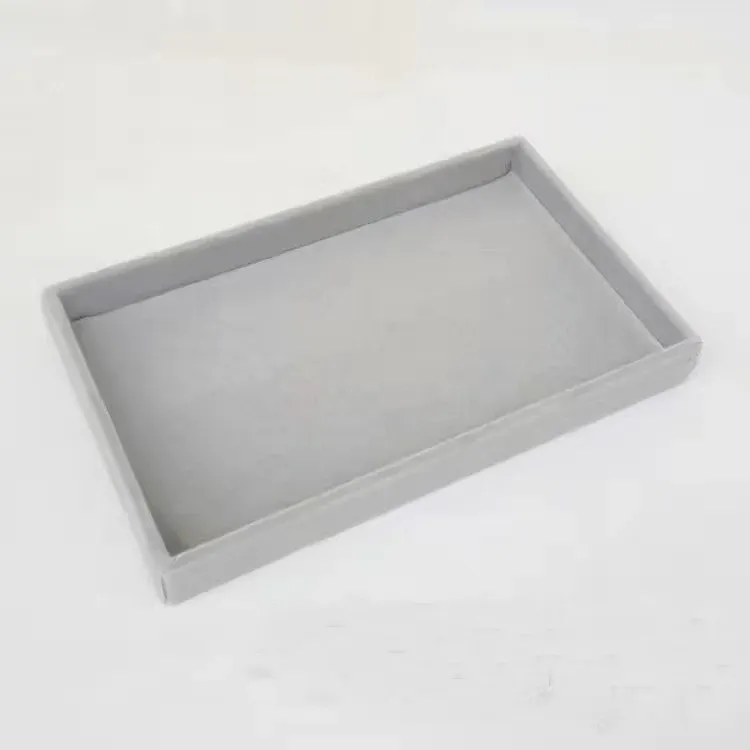 Nouvel organisateur de bijoux en velours, plateau de rangement avec présentoir pour bagues, bracelets et colliers, boîte de rangement et vitrine pour tiroir 7