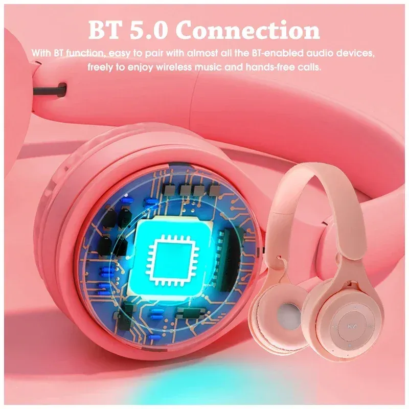 Casque Bluetooth Macaron pour enfants en utilisation