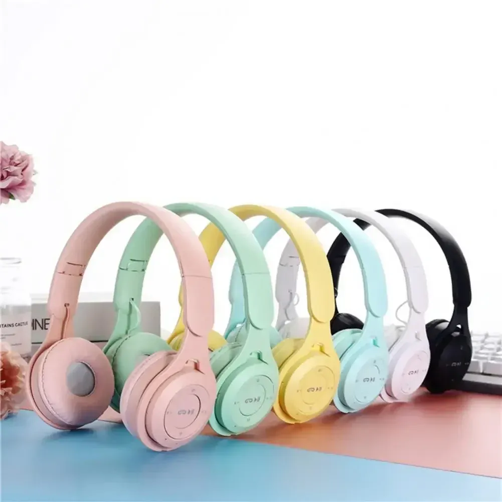 Casque Bluetooth Macaron pour enfants, déplacements