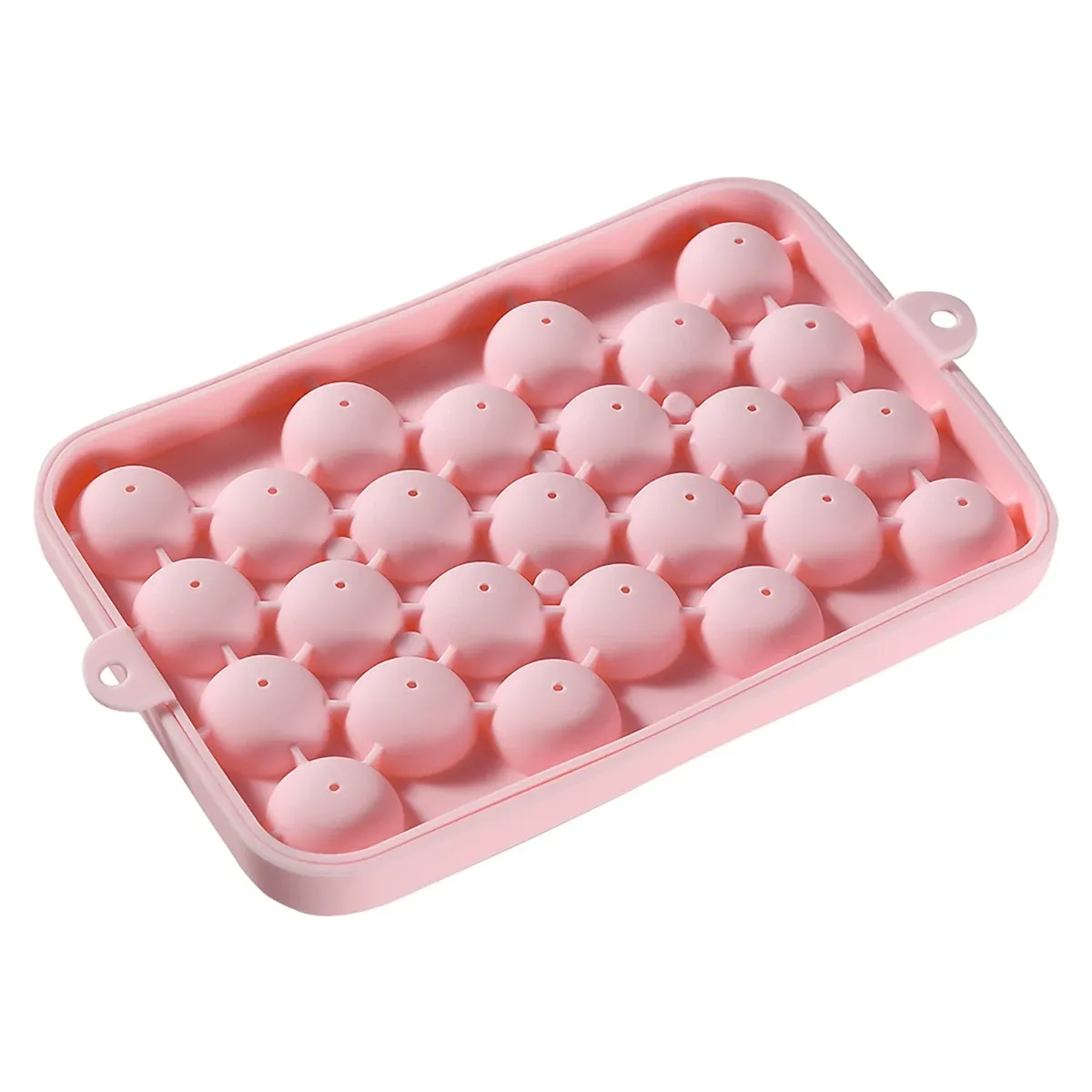 Moule à glaçons en silicone 25 cavités avec couvercle et boîte de rangement, démoulage facile, idéal pour le bar et les fêtes à domicile 9