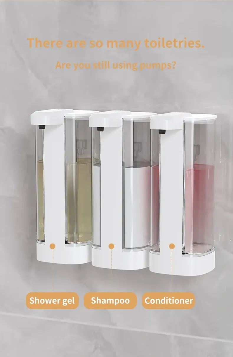 Distributeur de savon à induction infrarouge, détail du design