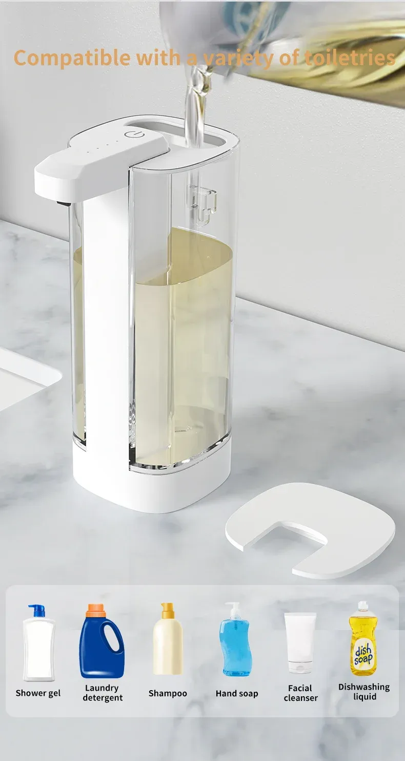 Distributeur de savon, détection de la main en action