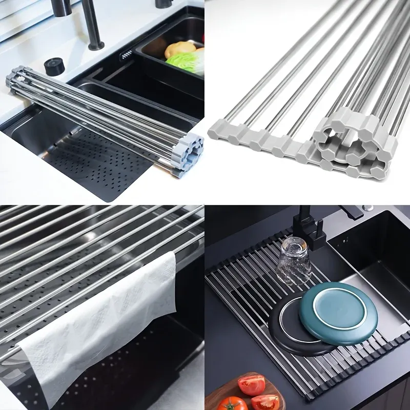 Détail de l'égouttoir pliable
