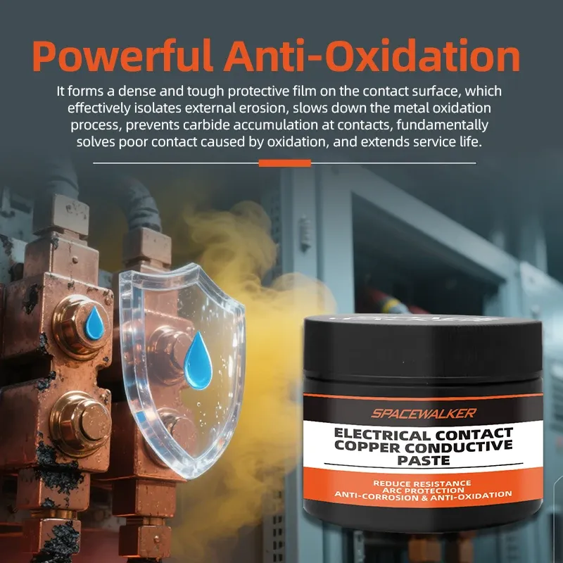 Pâte conductrice de contact à base de cuivre – Anti-corrosion et anti-oxydation pour faisceaux de câbles – Connexion sans frais 5
