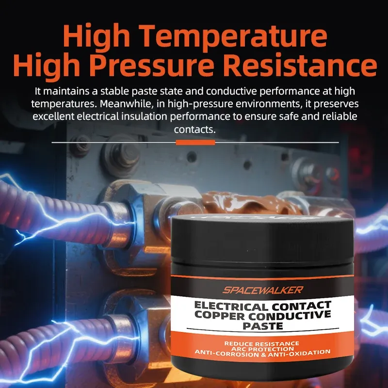 Pâte conductrice de contact à base de cuivre – Anti-corrosion et anti-oxydation pour faisceaux de câbles – Connexion sans frais 6