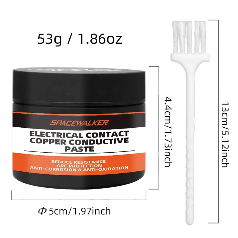 Pâte conductrice de contact à base de cuivre – Anti-corrosion et anti-oxydation pour faisceaux de câbles – Connexion sans frais 7