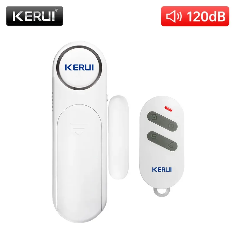 Capteur d'alarme sans fil pour porte et fenêtre, portée de 300 pieds, 120 dB, antivol, télécommande intelligente pour enfants, sécurité d'armoire, sécurité domestique 9