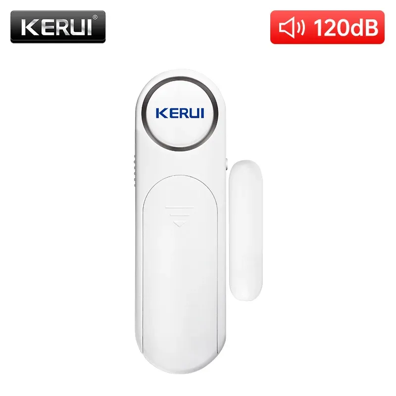 Capteur d'alarme sans fil pour porte et fenêtre, portée de 300 pieds, 120 dB, antivol, télécommande intelligente pour enfants, sécurité d'armoire, sécurité domestique 8