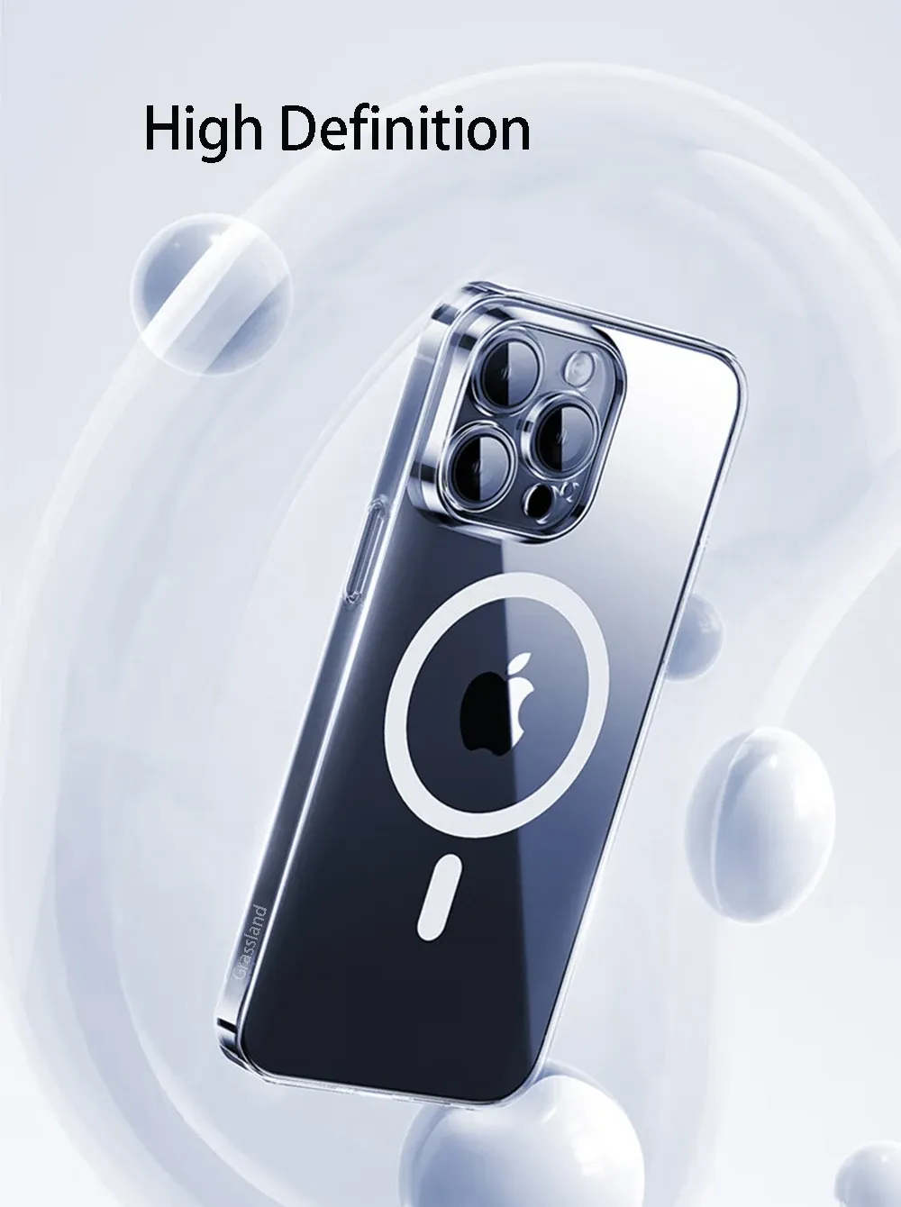 Coque transparente magnétique, ambiance lifestyle