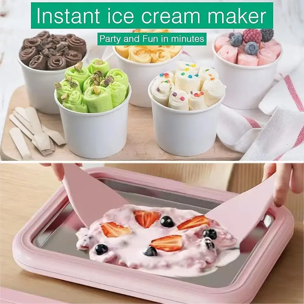 Rouleaux de glace dressés
