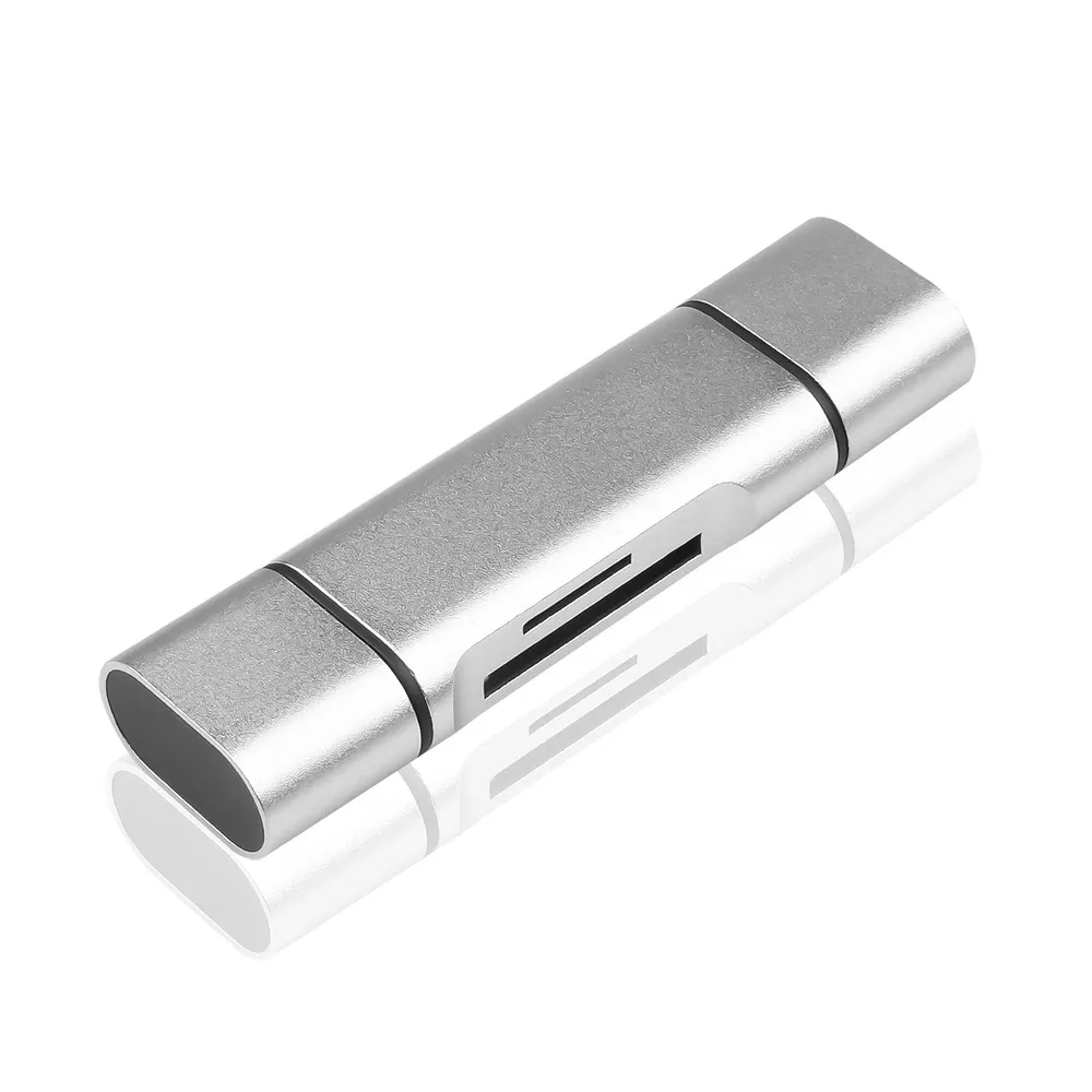Lecteur de cartes 6 en 1 USB 3.0 vers USB-C, Micro USB, adaptateur OTG universel, adaptateur multifonction SD/TF, transfert haute vitesse 9