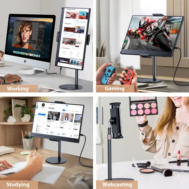 Support de tablette pour iPad, support de bureau pour écran portable réglable, Kindle 6