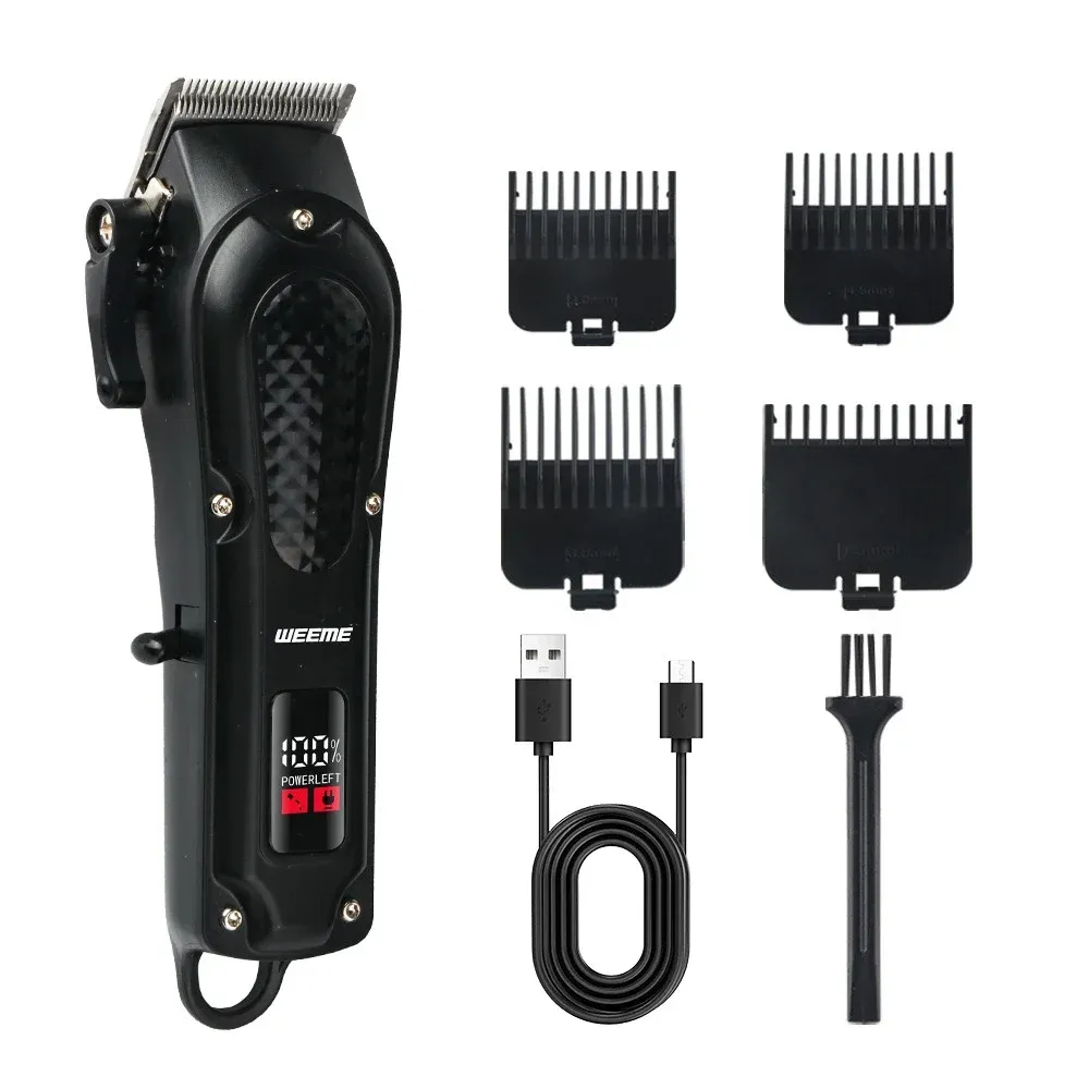 Tondeuse à cheveux électrique sans fil vintage, rasoir portable à charge USB rapide 8