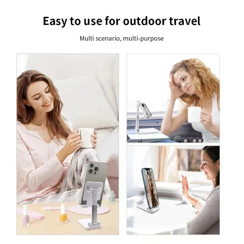 Support de téléphone et tablette de bureau flexible et réglable pour iPhone 17, 16, 15, 14, Samsung, Xiaomi 2