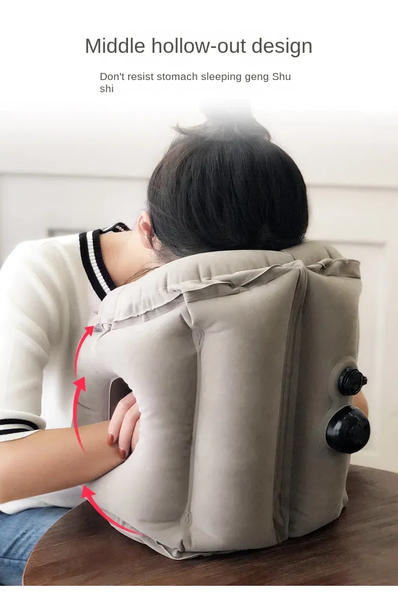 Coussin d'air gonflable, confort prolongé