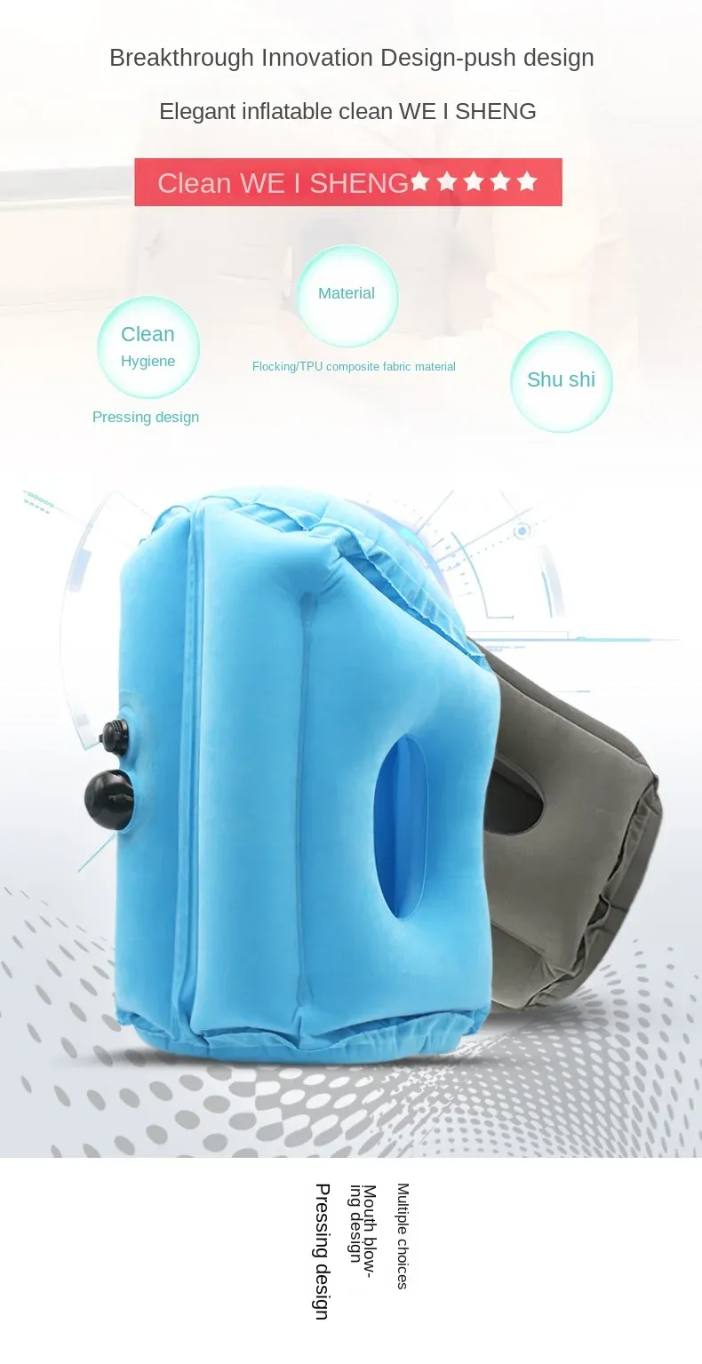 Coussin d'air gonflable, vue latérale