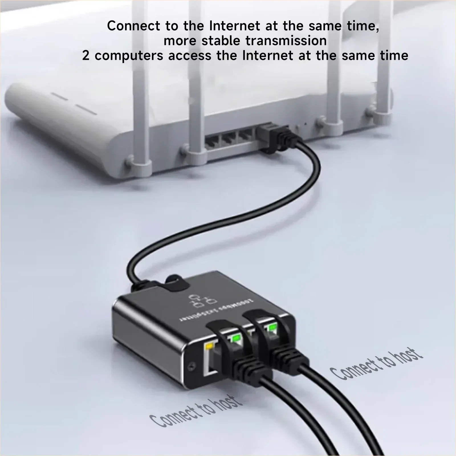 Commutateur Ethernet Gigabit, connectique