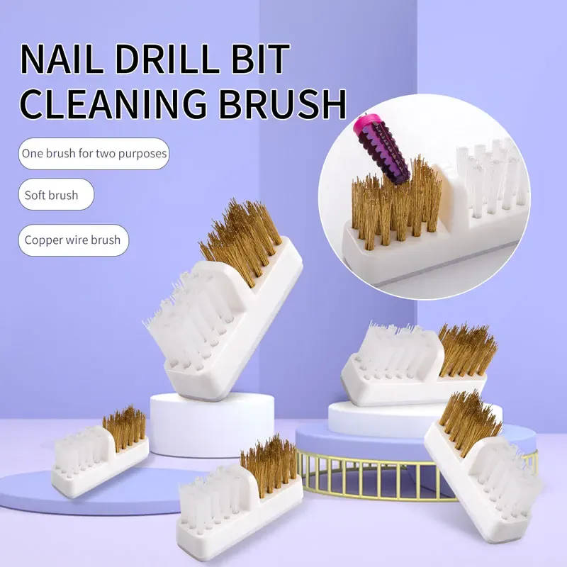 Brosse de nettoyage pour perceuse à ongles, vue d'ensemble