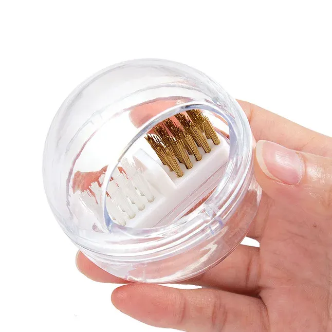 Embouts électriques pour perceuse à ongles avec boîte anti-poussière et brosse de nettoyage en fil de cuivre 9
