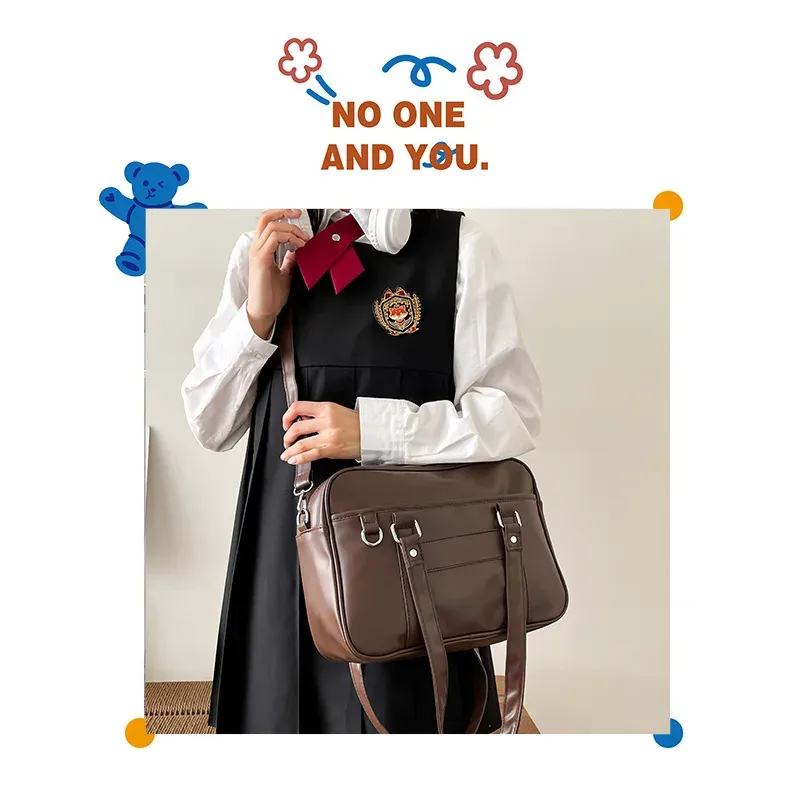 Vue d'ensemble du sac JK style japonais