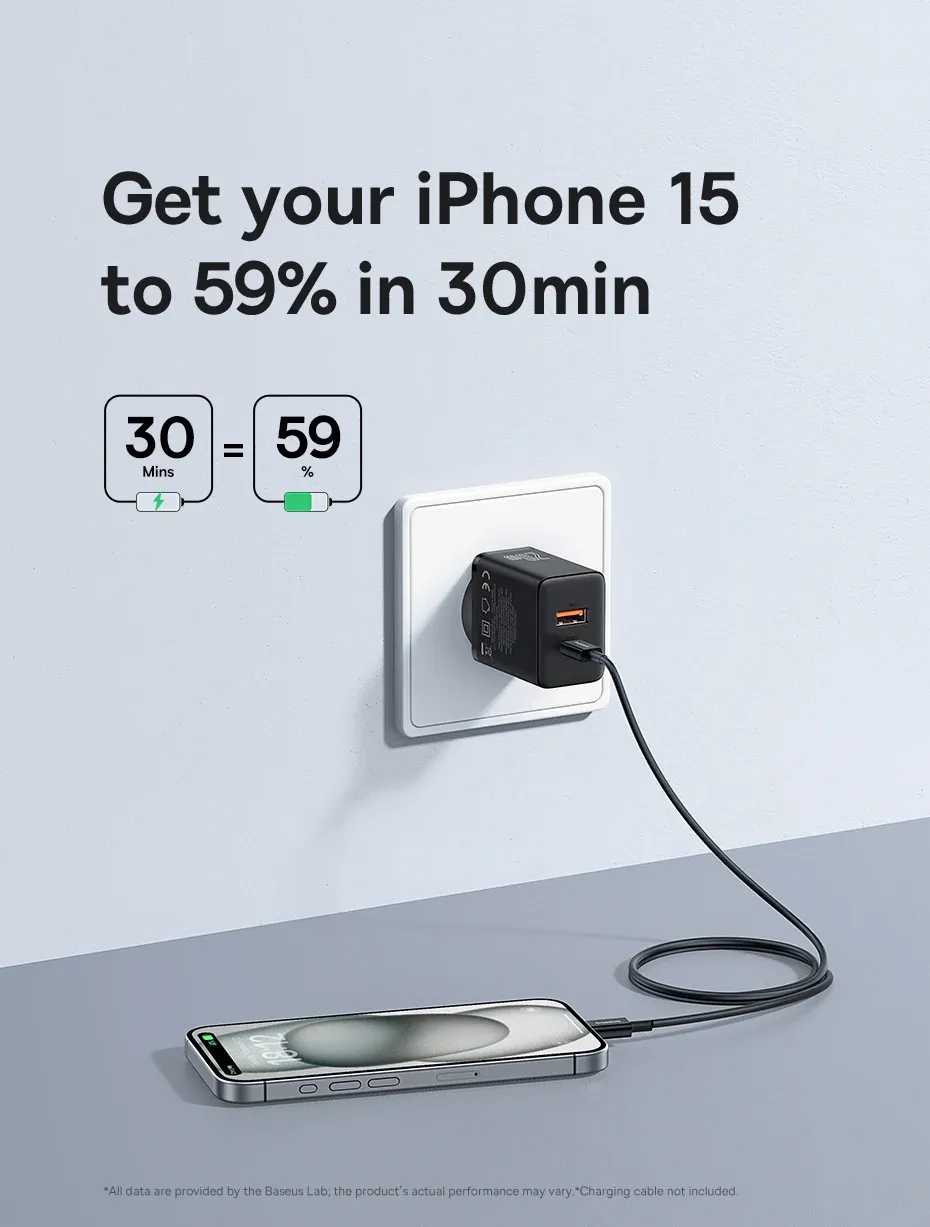 Chargeur Baseus, compatibilité multi-appareils