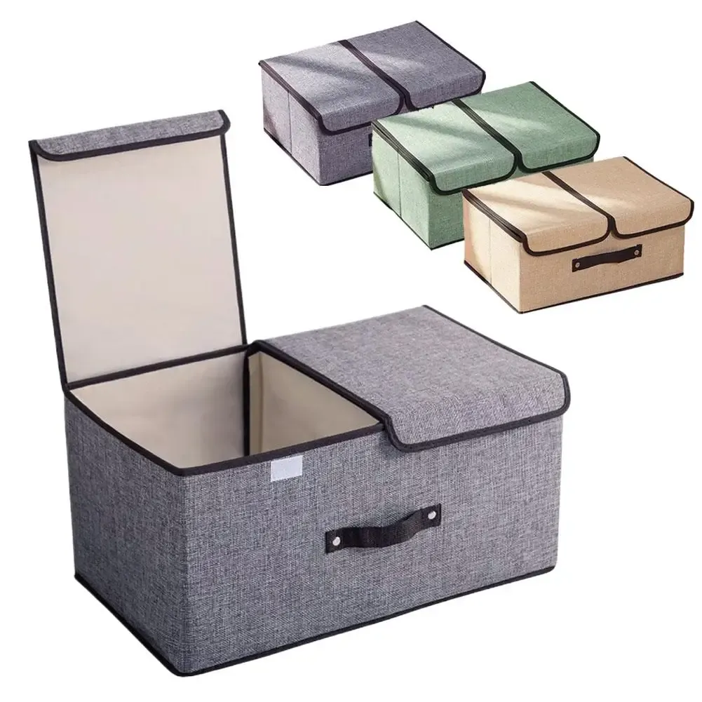 Boîte de rangement en situation dans un intérieur