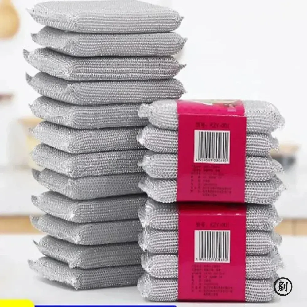 Lot de 4 éponges à vaisselle de cuisine non abrasives, éponges de nettoyage domestique sans rayures - Image 1