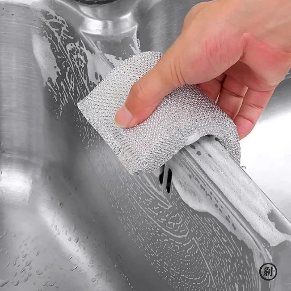 Lot de 4 éponges à vaisselle de cuisine non abrasives, éponges de nettoyage domestique sans rayures 6