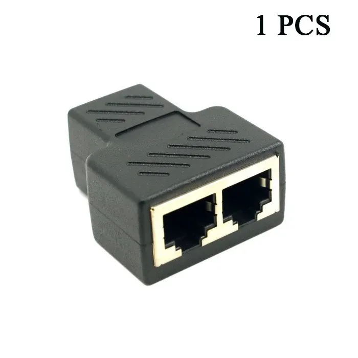 Adaptateur répartiteur Ethernet RJ45 8P8C 1 vers 2 pour PC, accès Internet simultané, IPTV, haut débit, connexion en trois voies 7