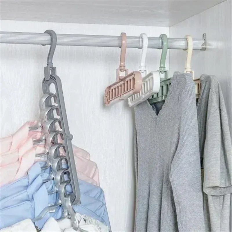 Cintre à vêtements à 9 trous, séchage de vêtements