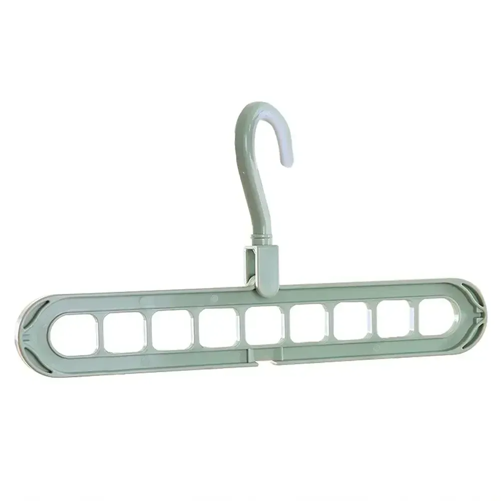 Cintre à vêtements 9 trous gain de place, support de séchage multifonctionnel et organisateur de garde-robe 7