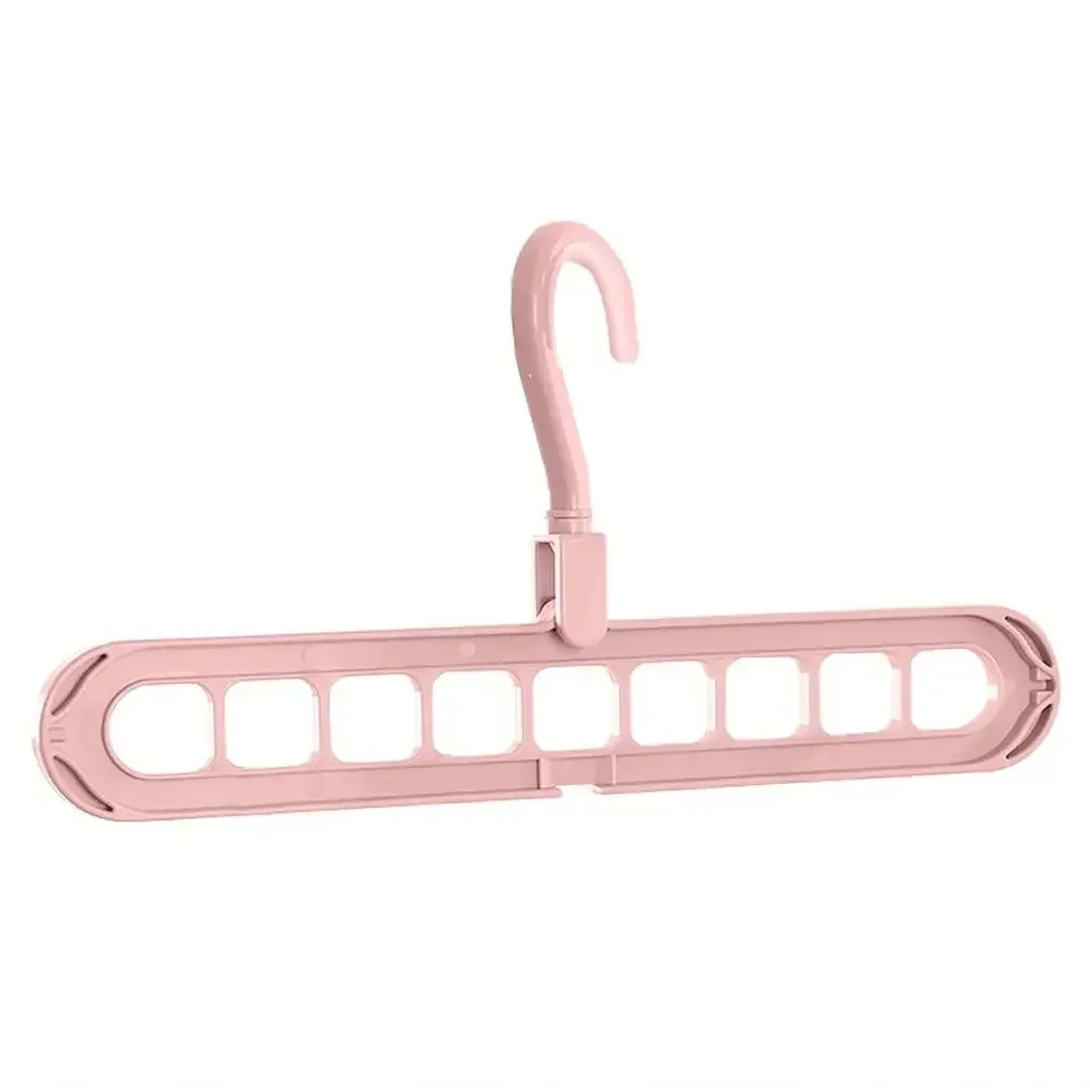 Cintre à vêtements 9 trous gain de place, support de séchage multifonctionnel et organisateur de garde-robe 8