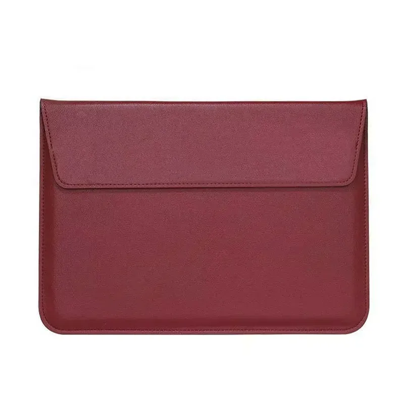 Étui en cuir lisse personnalisable avec monogramme et initiales pour MacBook Air 13 pouces et MacBook Pro Retina 15 pouces 10
