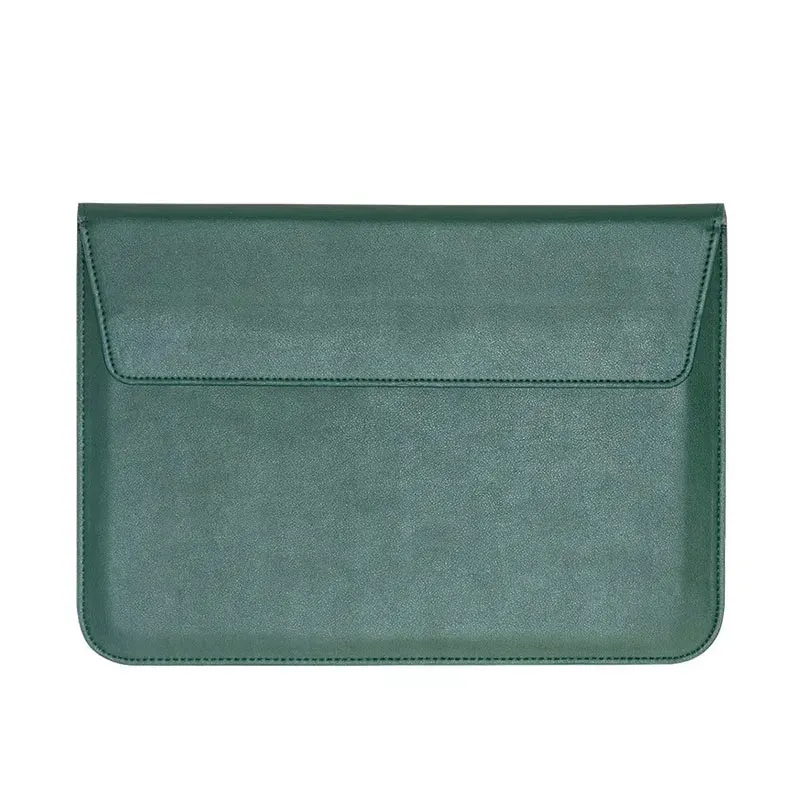 Étui en cuir lisse personnalisable avec monogramme et initiales pour MacBook Air 13 pouces et MacBook Pro Retina 15 pouces 11