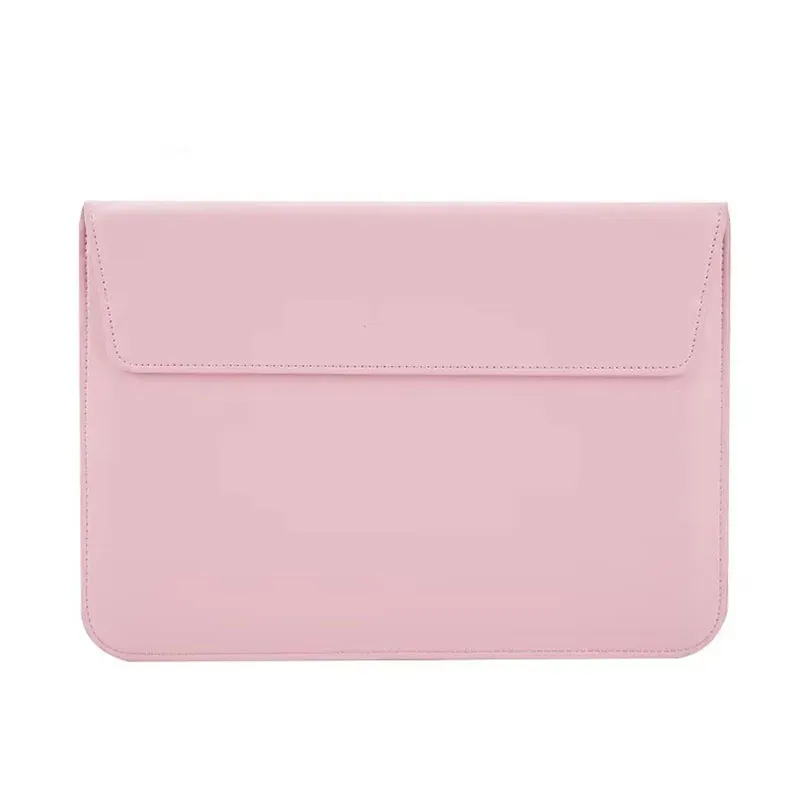 Étui en cuir lisse personnalisable avec monogramme et initiales pour MacBook Air 13 pouces et MacBook Pro Retina 15 pouces 9
