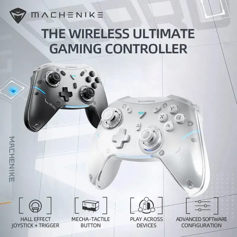 Manette de jeu sans fil Machenike G5 Pro Elite, joystick à effet Hall, gâchettes magnétiques, boutons mécha-tactiles, compatible Switch, PC, Android et iOS - Image 1