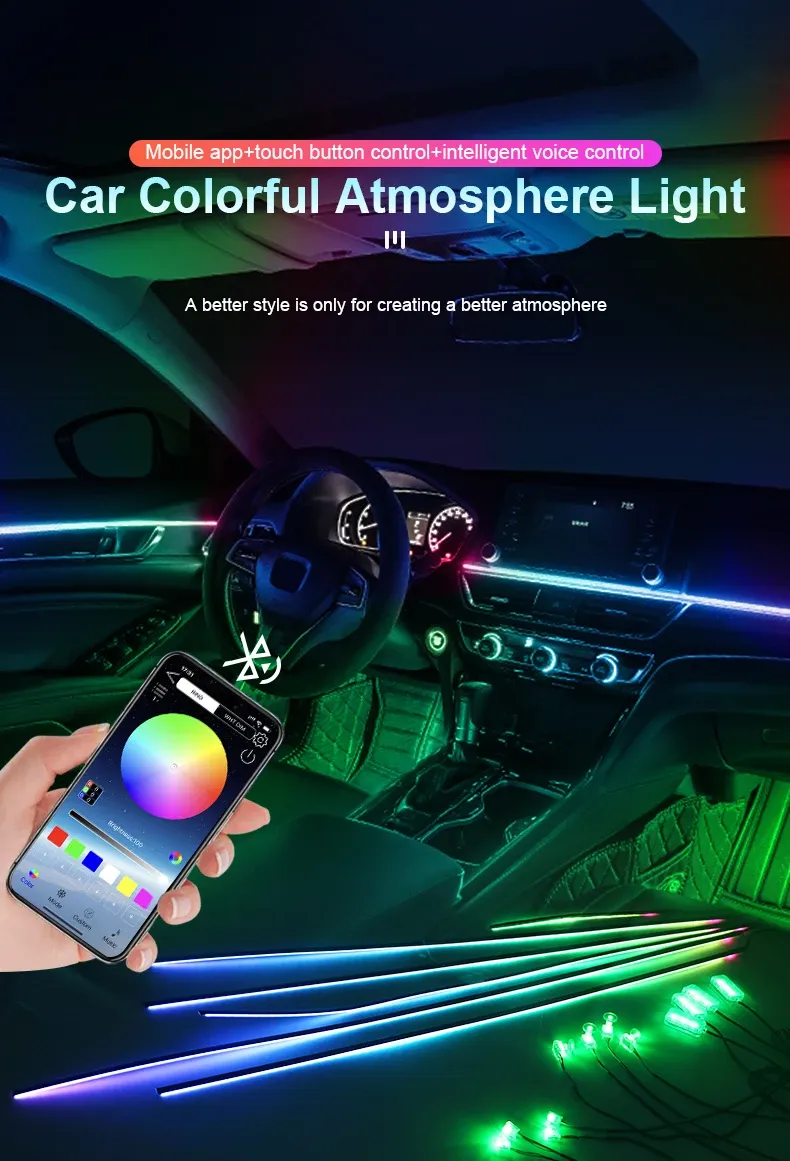 Kit d'éclairage d'ambiance pour voiture