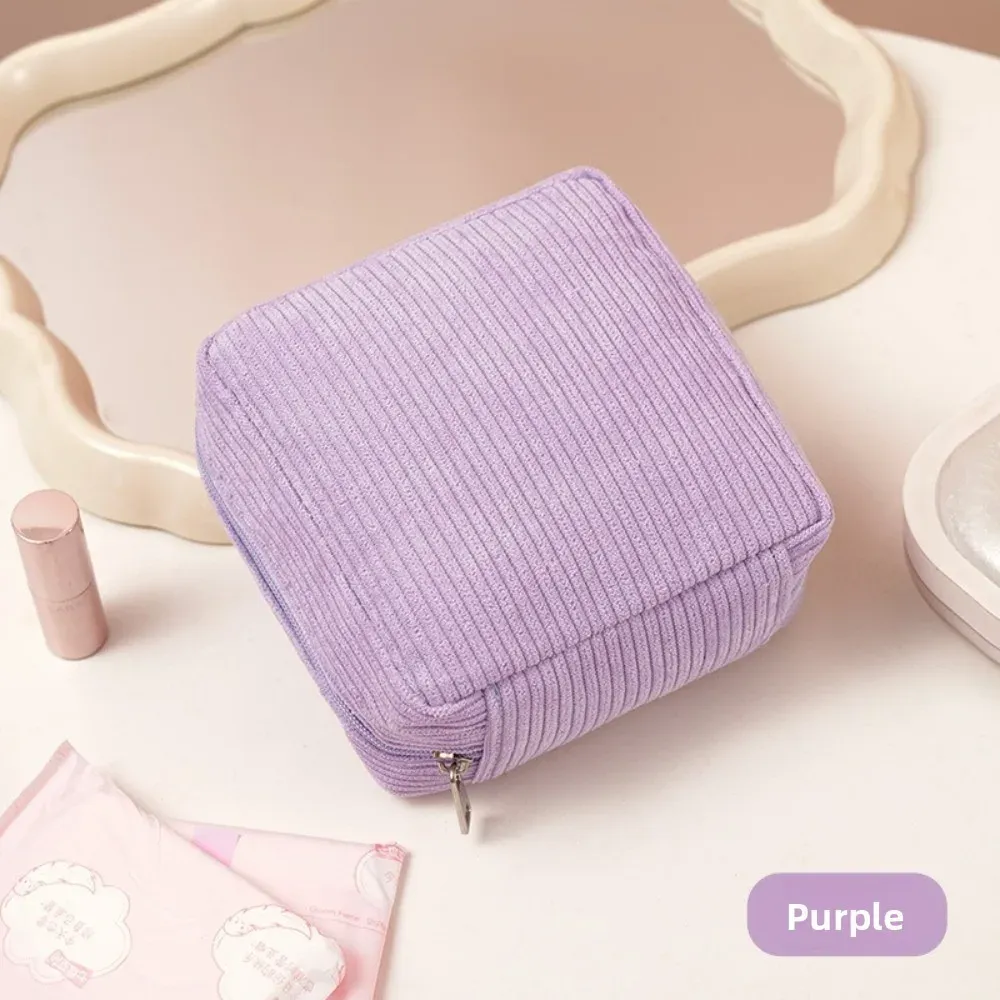 Sac de rangement à grande capacité pour serviettes hygiéniques, cosmétiques et accessoires, organisateur de voyage 8
