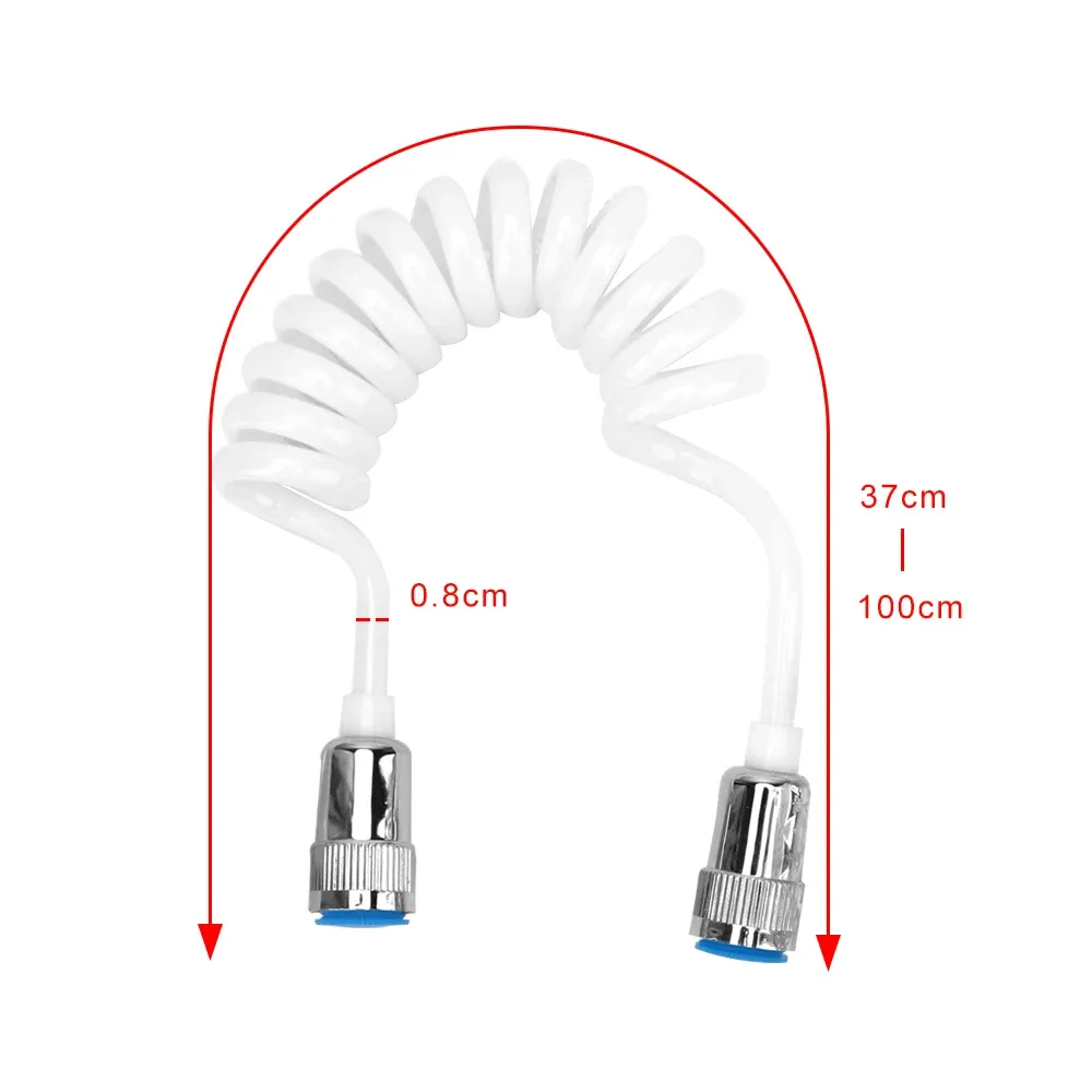 Pulvérisateur de bidet portable avec pommeau de douche, buse anti-odeurs et flexible 3