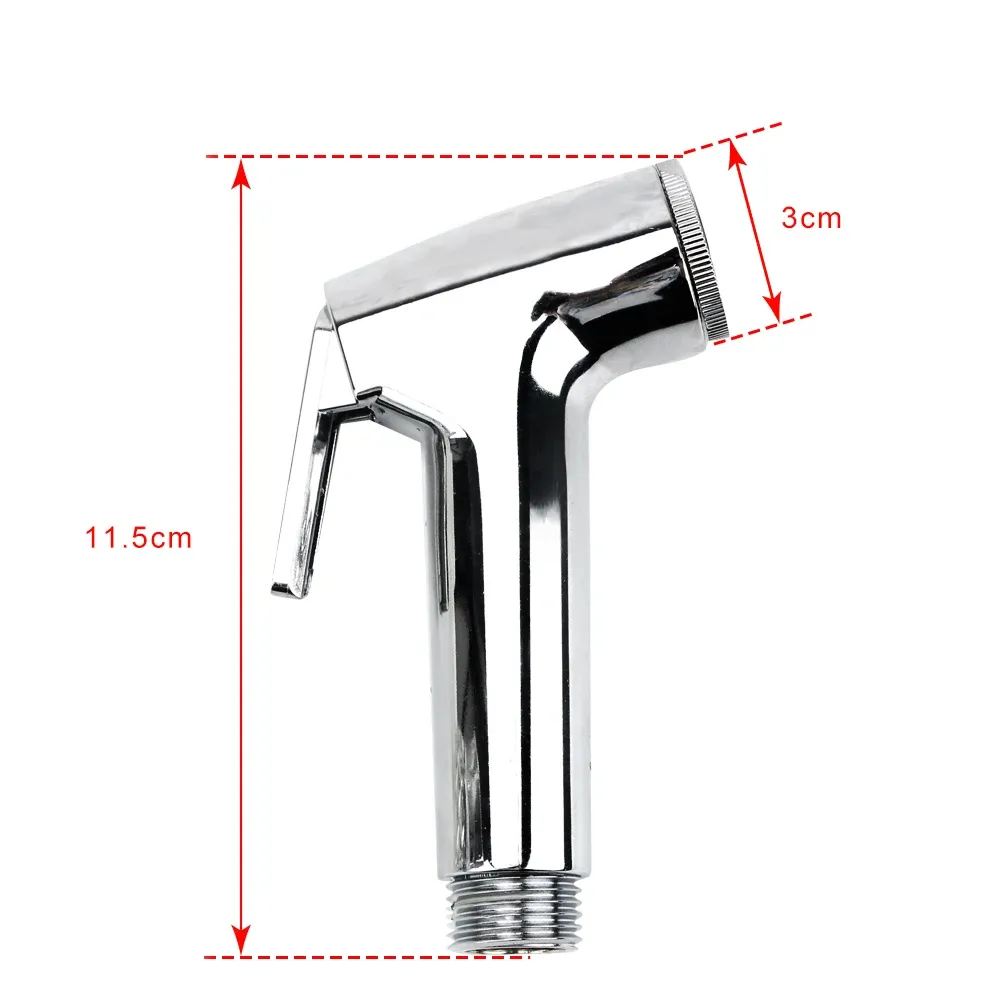 Pulvérisateur de bidet portable avec pommeau de douche, buse anti-odeurs et flexible 5
