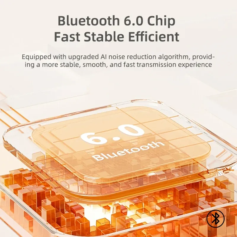 Écouteurs sans fil Lenovo TWS Bluetooth 6.0 à son HiFi, réduction de bruit ENC pour les appels, casque de sport et de jeu avec micro 5